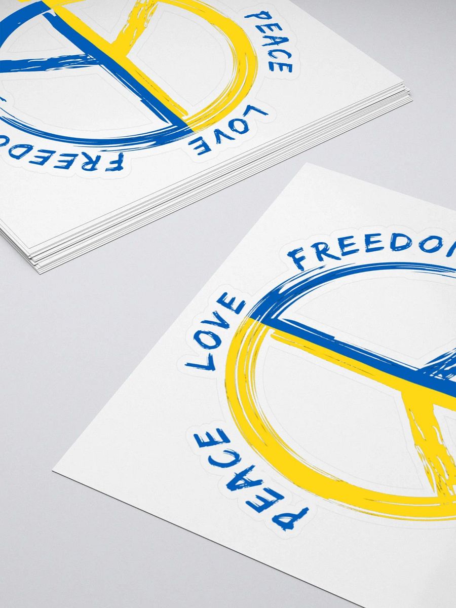 PEACE LOVE FREEDOM UKRAINE product image (12)