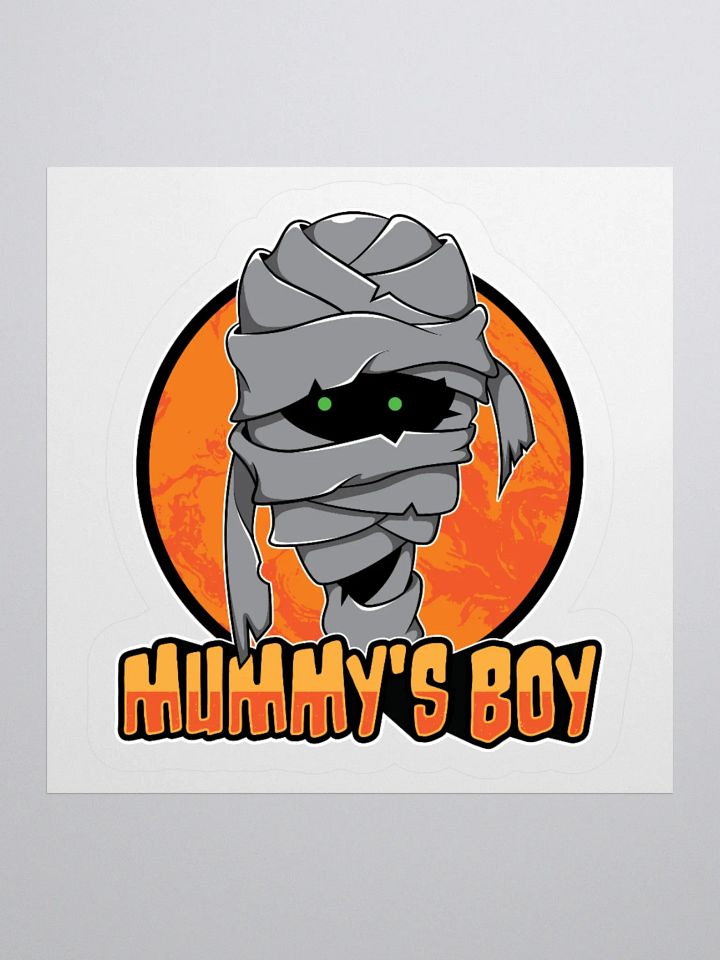 Mummy’s Boy Funny Horror Sticker – Cute & Spooky! product image (2)