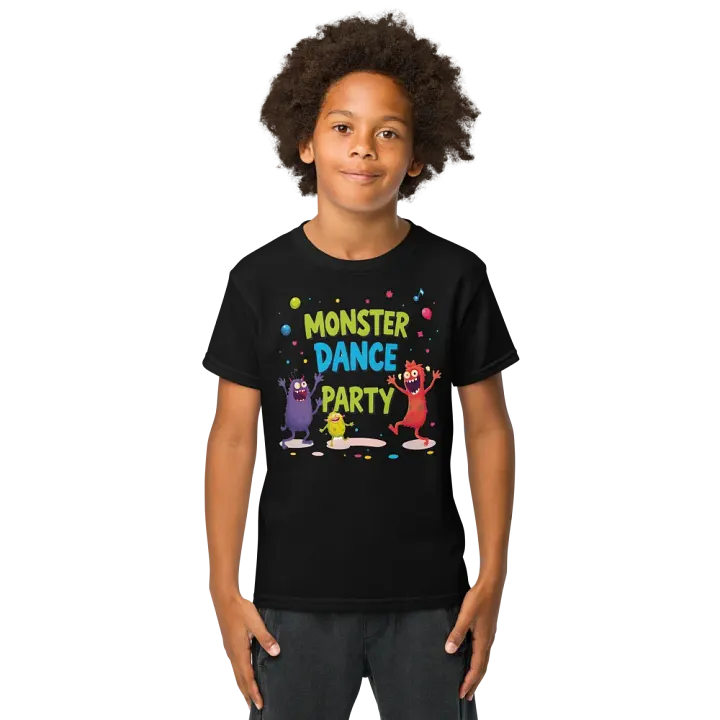 Monster Dance Party - Groovy Moves Kids Tee product image (1)