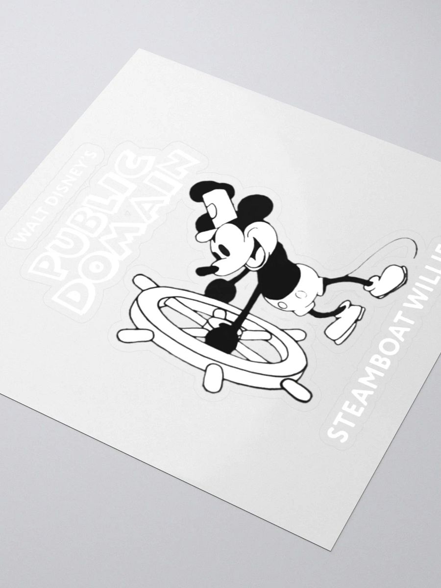 Walt Disney's Public Domain: Steamboat Willie Sticker product image (9)