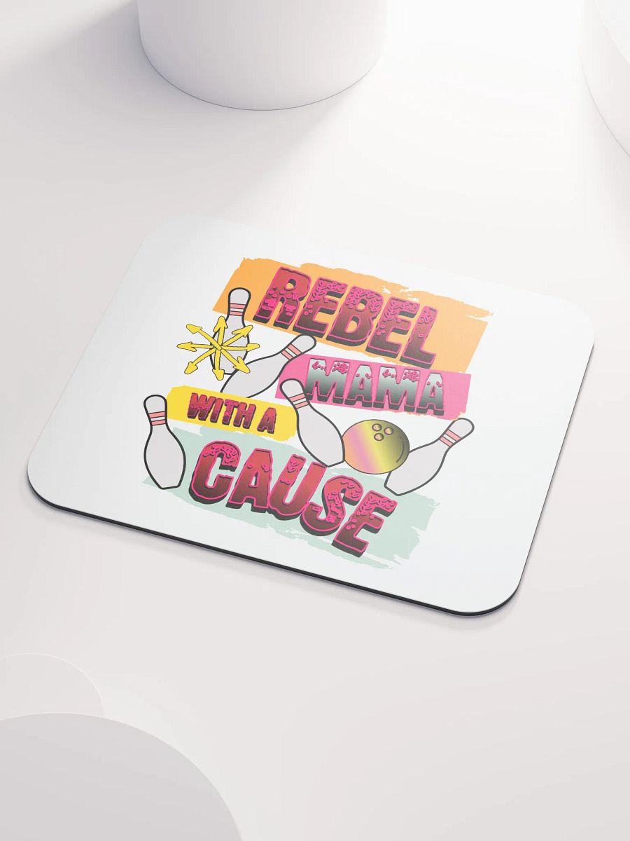 Rebel Mama With A Cause Bowling Mouse Pad product image (3)
