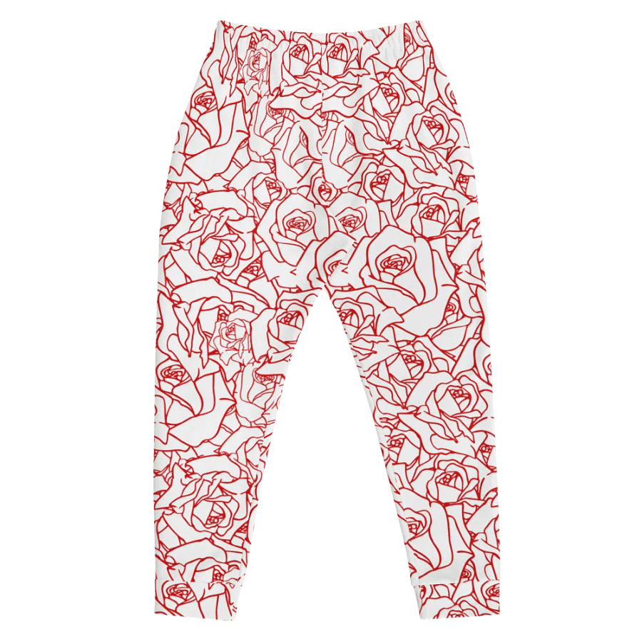 Loads of Roses · white-red joggers product image (5)