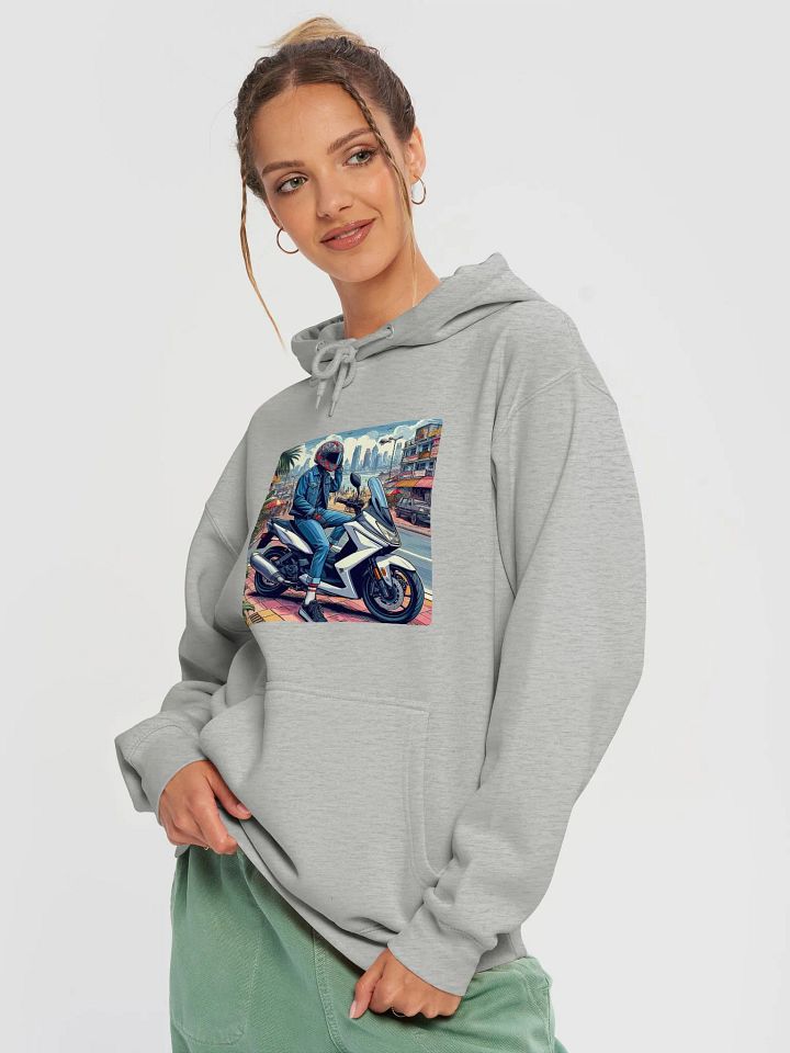Urban Rider Denim Hoodie | Lagos city Nigeria product image (25)