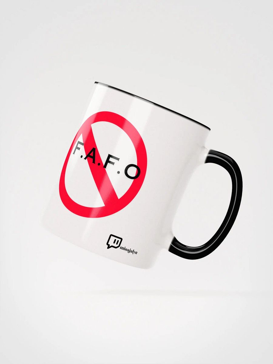 F.A.F.O Ceramic Coffee Cup w/ logo product image (4)