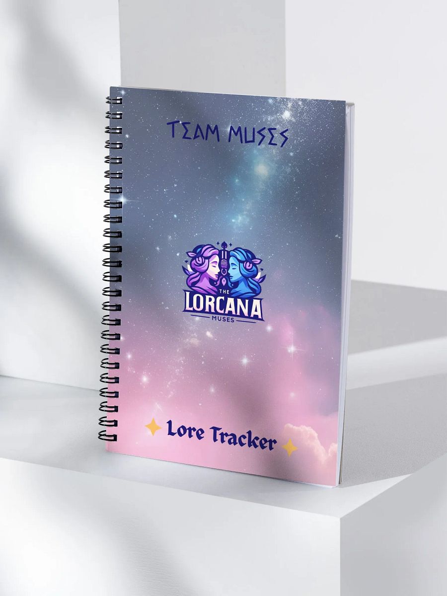 The Lorcana Muses "Team Muses" Lore Tracker Notebook product image (4)