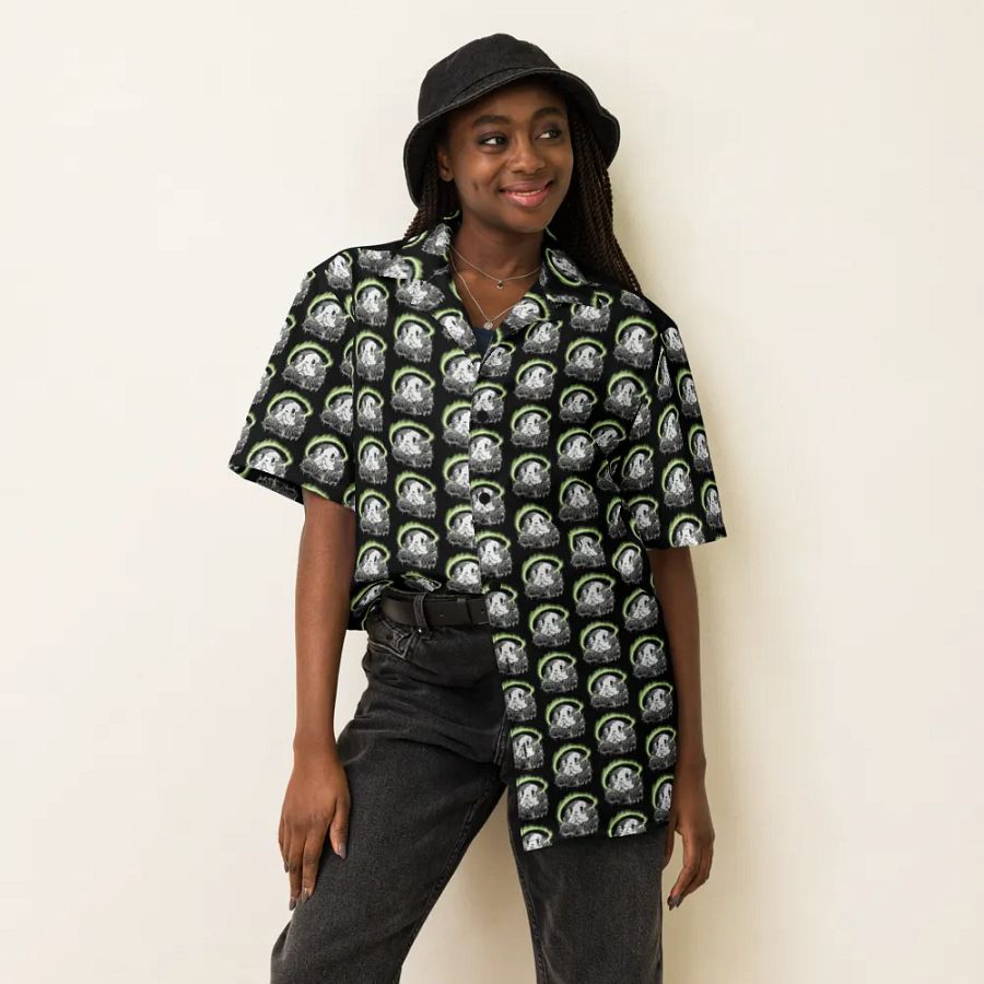Save Me Black Hawaiian Shirt – Tropical Vibes, Global Impact product image (6)