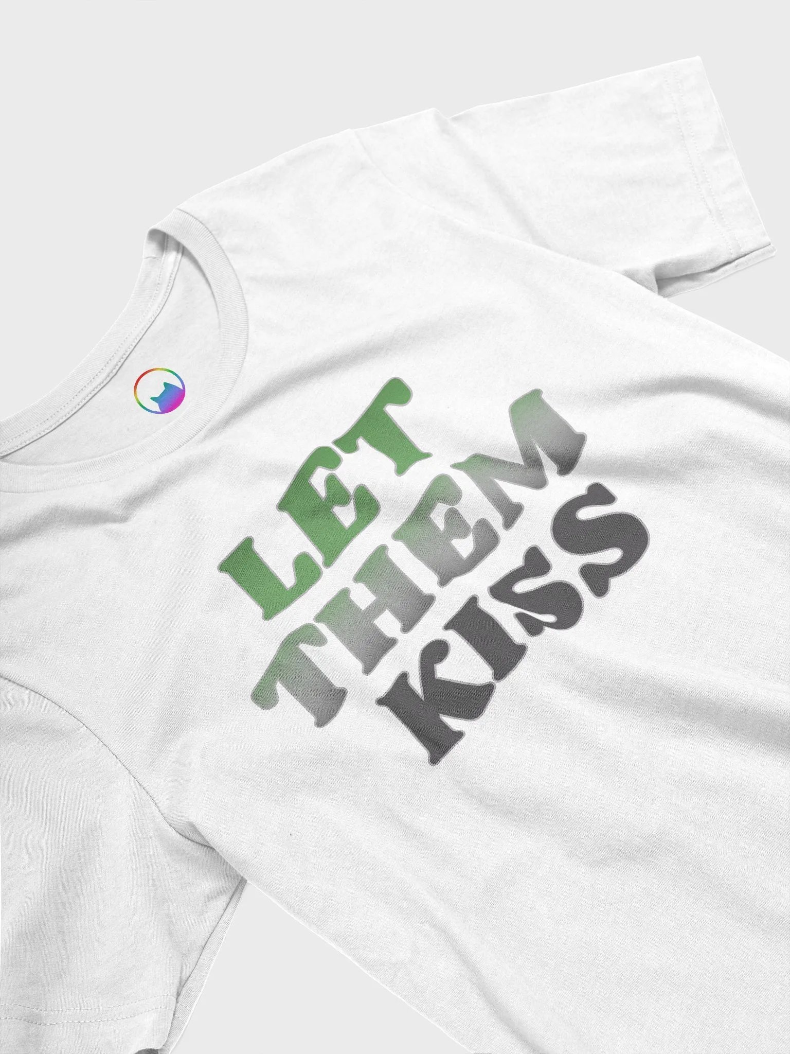 Let Them Kiss - Aromantic Pride T-shirt product image (5)