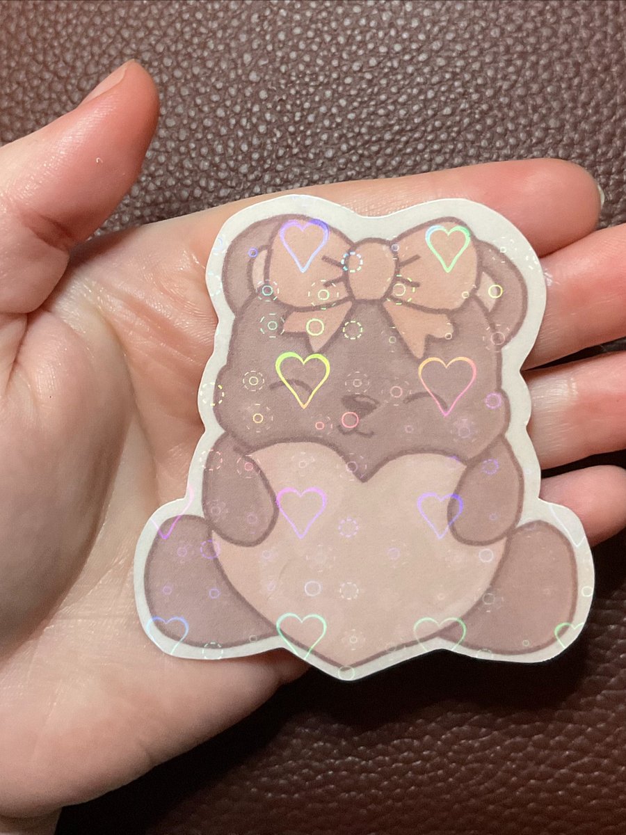 Kawaii Bear love Sticker product image (4)
