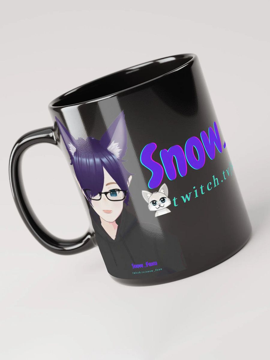 Snow_Foxu Avatar Glossy Black Mug product image (5)