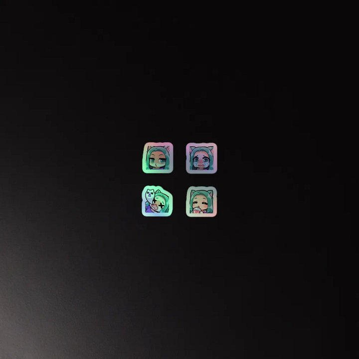 Emotionally Holographic Sticker Set C product image (4)