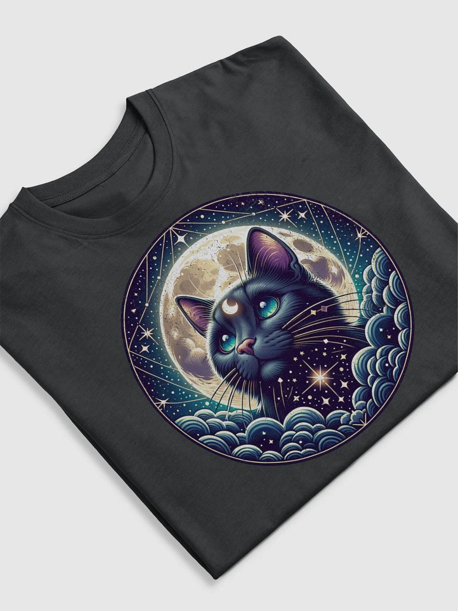 Mystical Stargazing Cat with Celestial Moon and Stars product image (5)