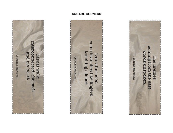 3 Haiku - Printable Bookmarks product image (2)