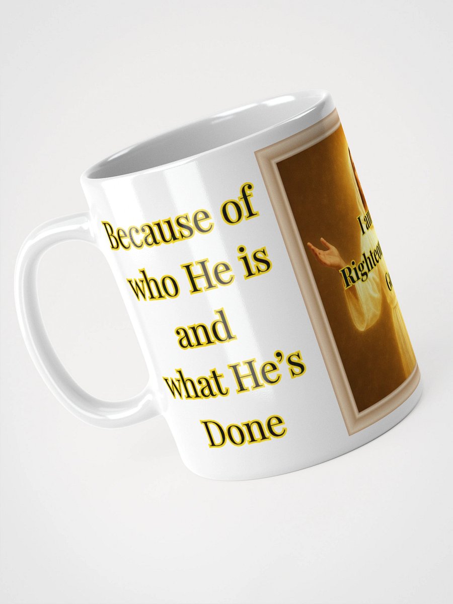 I am the Righteousness of God (Female) Glossy White Mug product image (3)