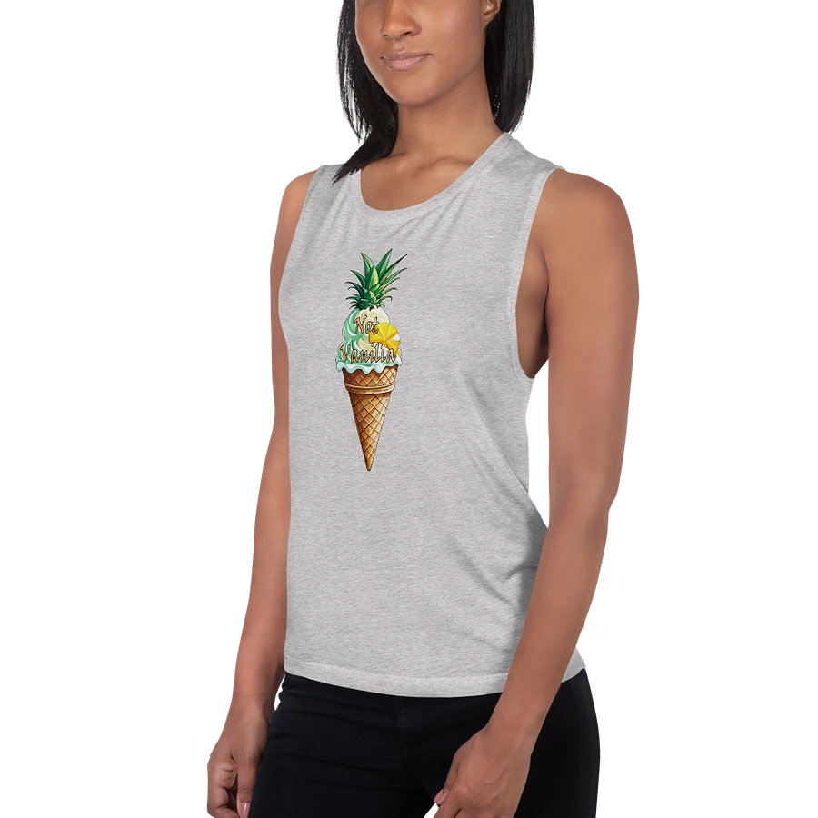 Not Vanilla Ice-cream cone flowy tank shirt product image (14)