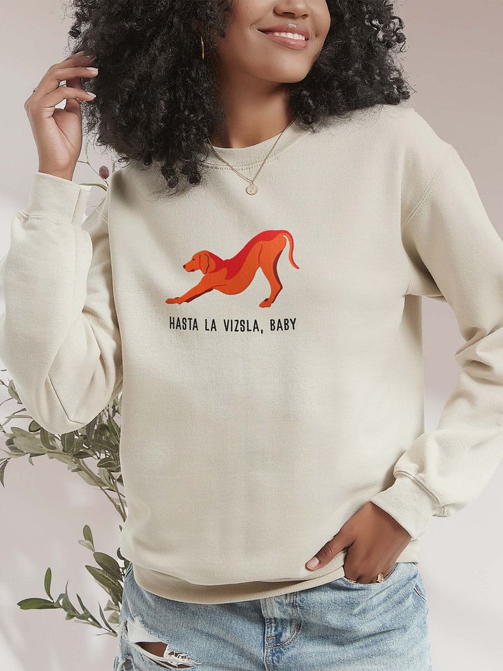 Hasta La Vizsla, Baby Sweatshirt (Embroidered) of a Vizsla product image (2)