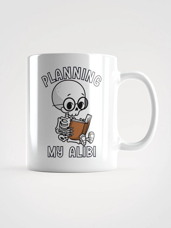 Cute Skeleton Planning An Alibi Coffee Mug product image (2)