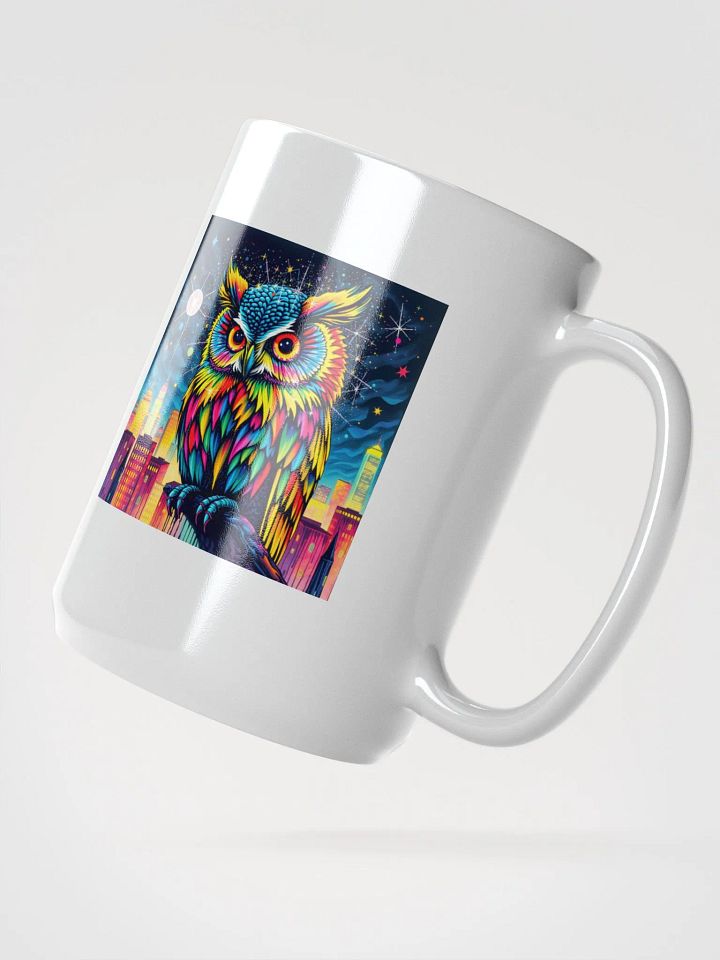 Psychedelic Owl Nightlife Mug product image (2)