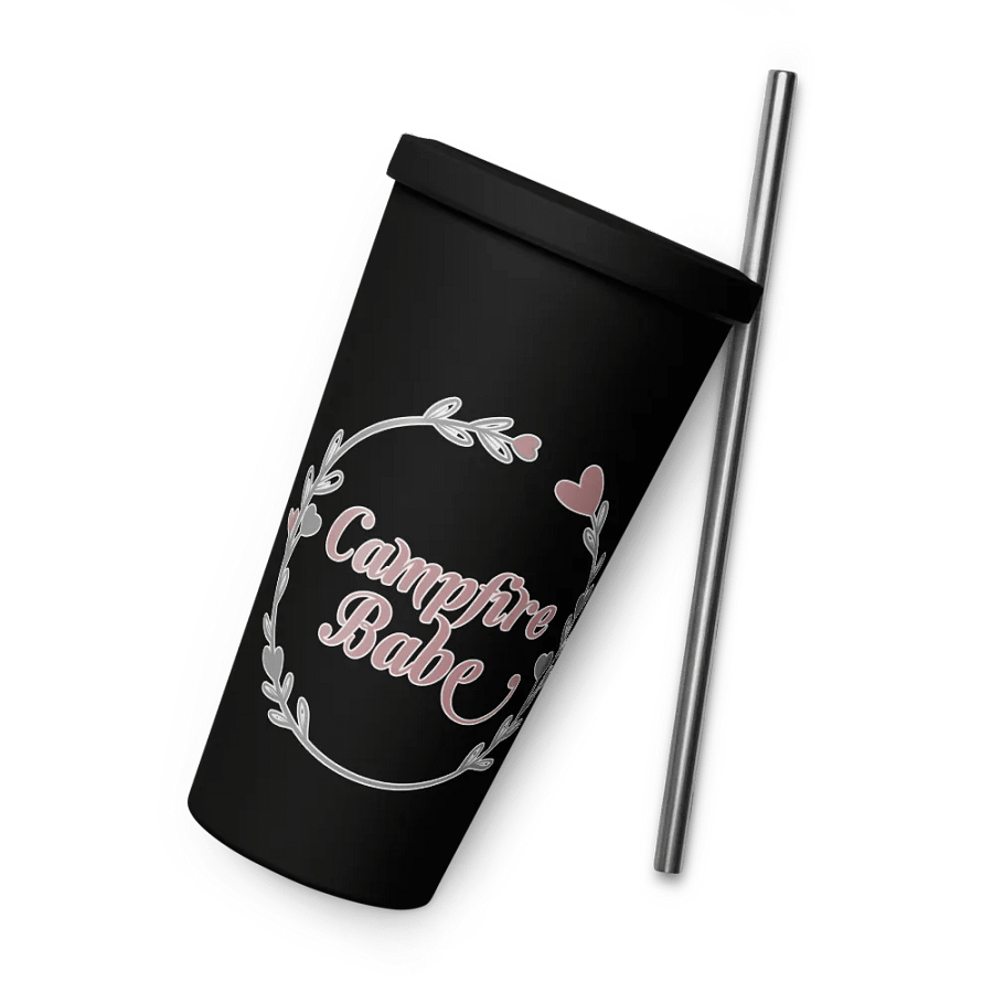 Campfire Babe Wreath Insulated Tumbler product image (9)