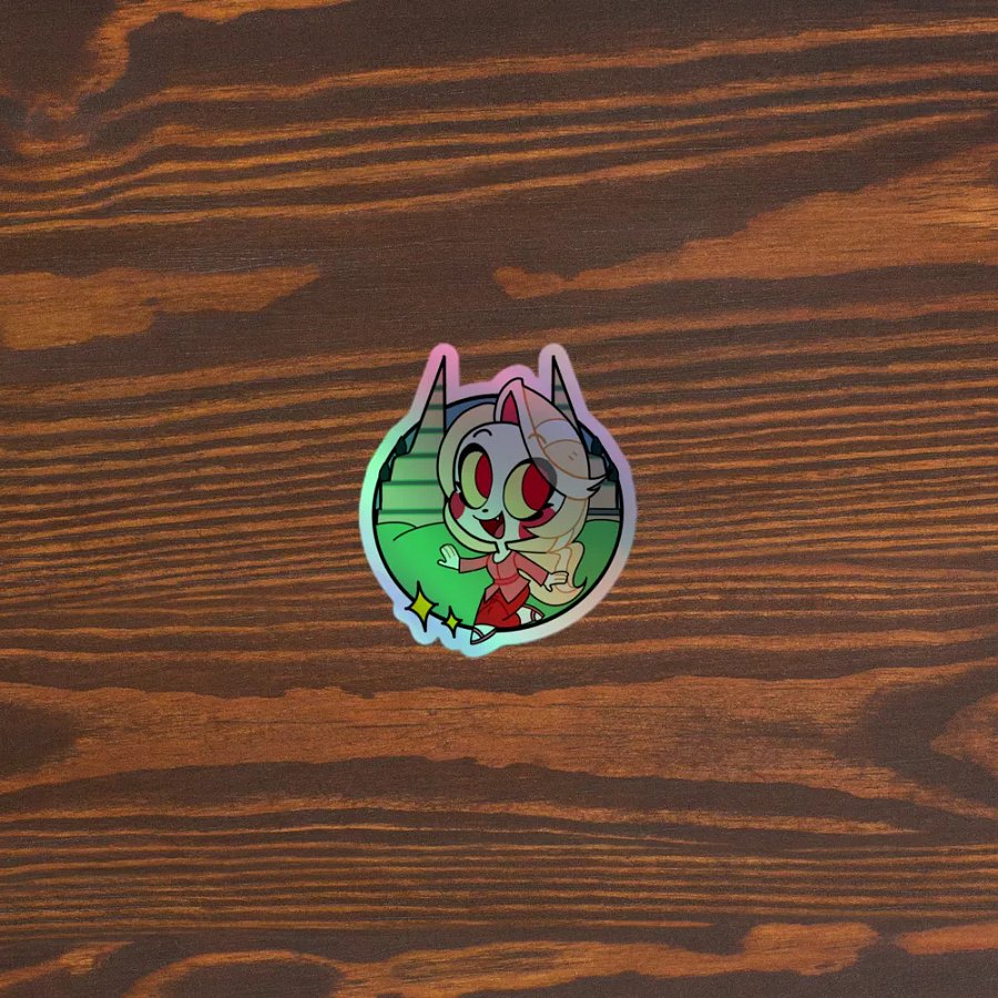 Charlie in Bali Holographic Sticker Set product image (5)