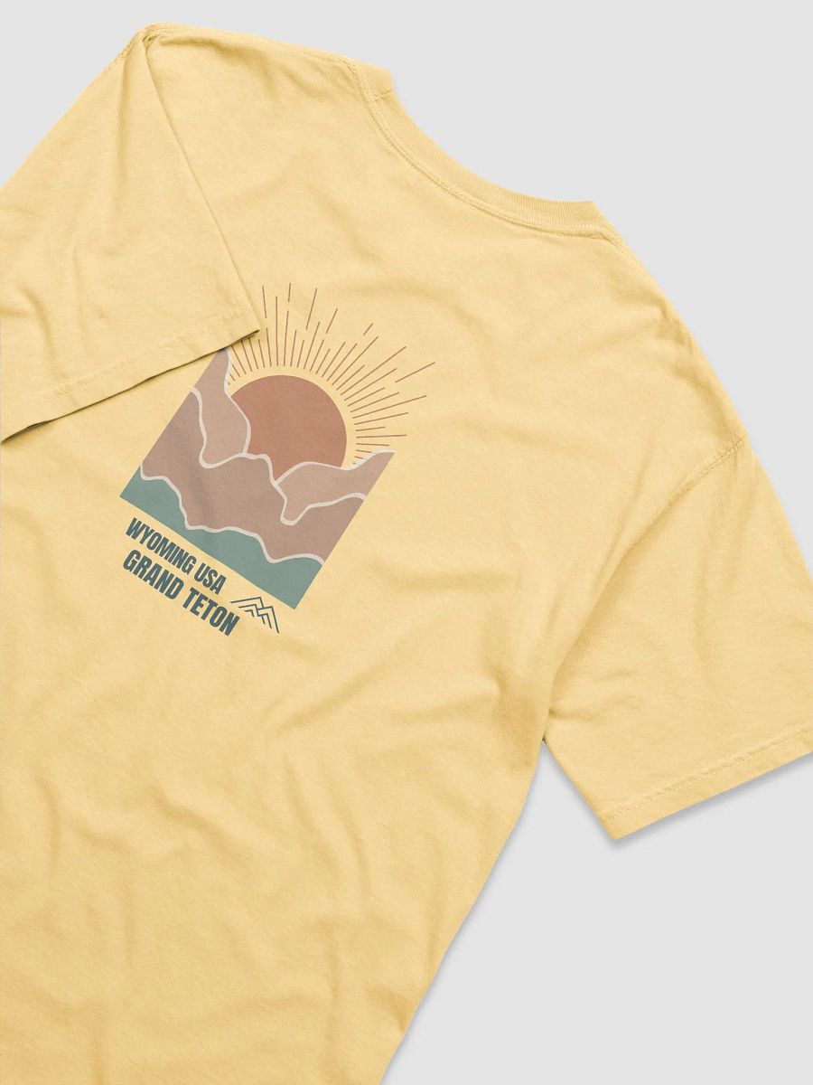 Wyoming Sunrise organic cotton t-shirt product image (4)