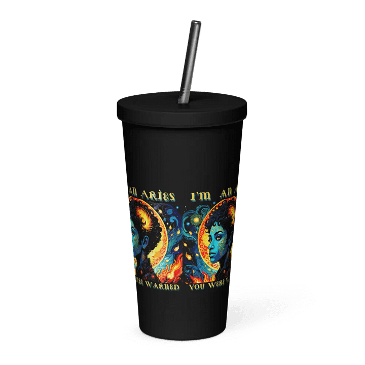 Aries 2025, You Were Warned, Insulated Tumbler product image (2)