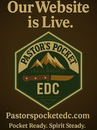 🚀 We’re Live!
The wait’s over — PastorsPocketEDC.com￼ is officially up and running.

Right now, it’s all about the gear you c...