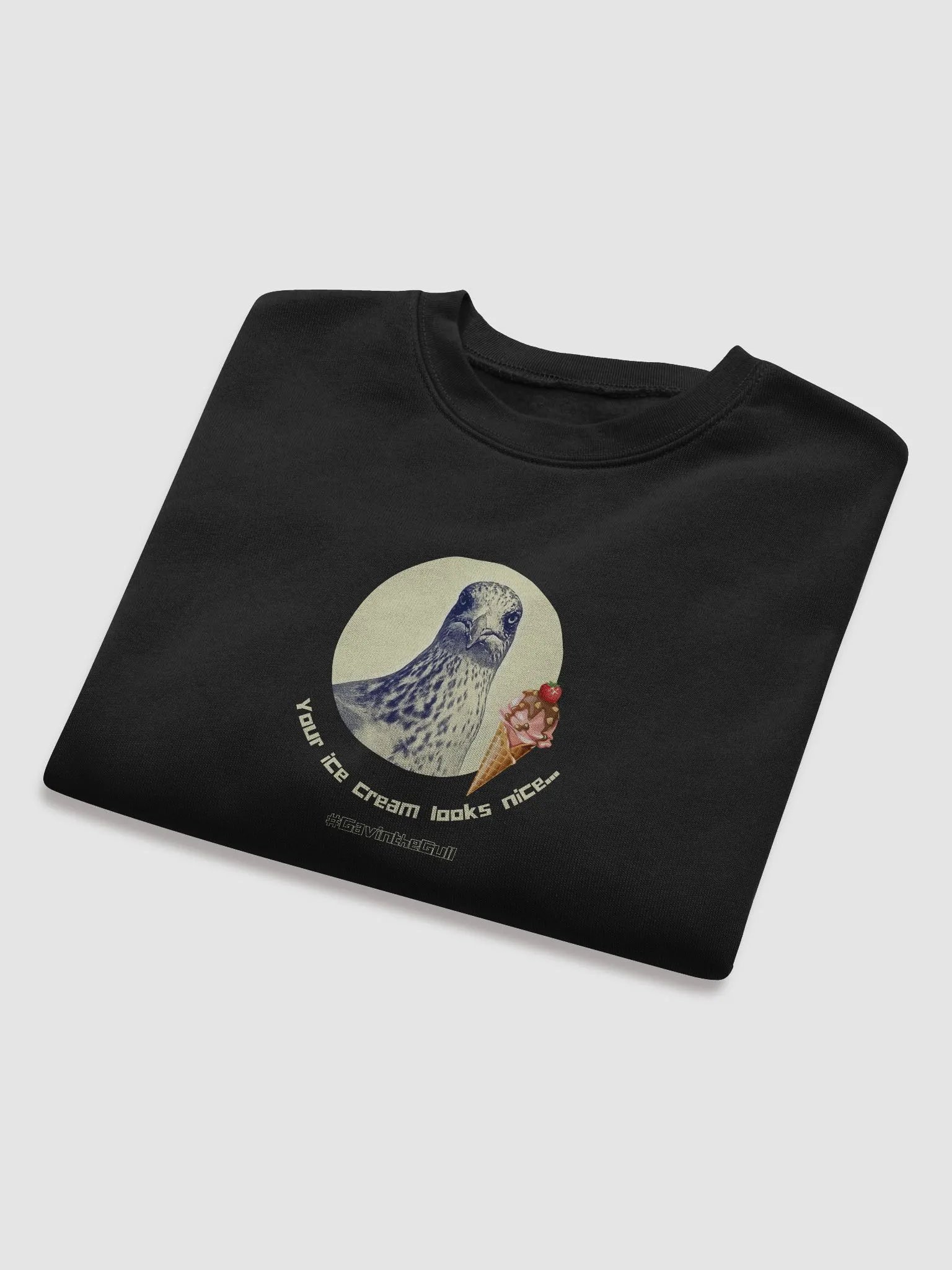 Gavin the Gull - Your Ice Cream Looks Nice Crop Sweatshirt product image (8)