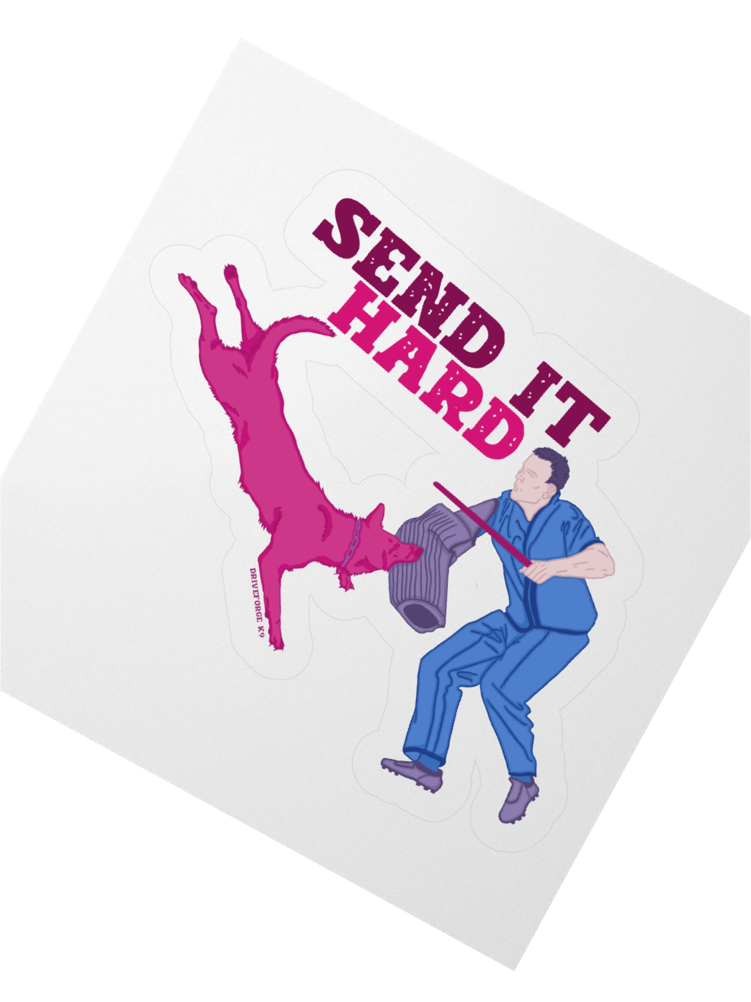 Sent It Hard Vinyl Sticker product image (2)