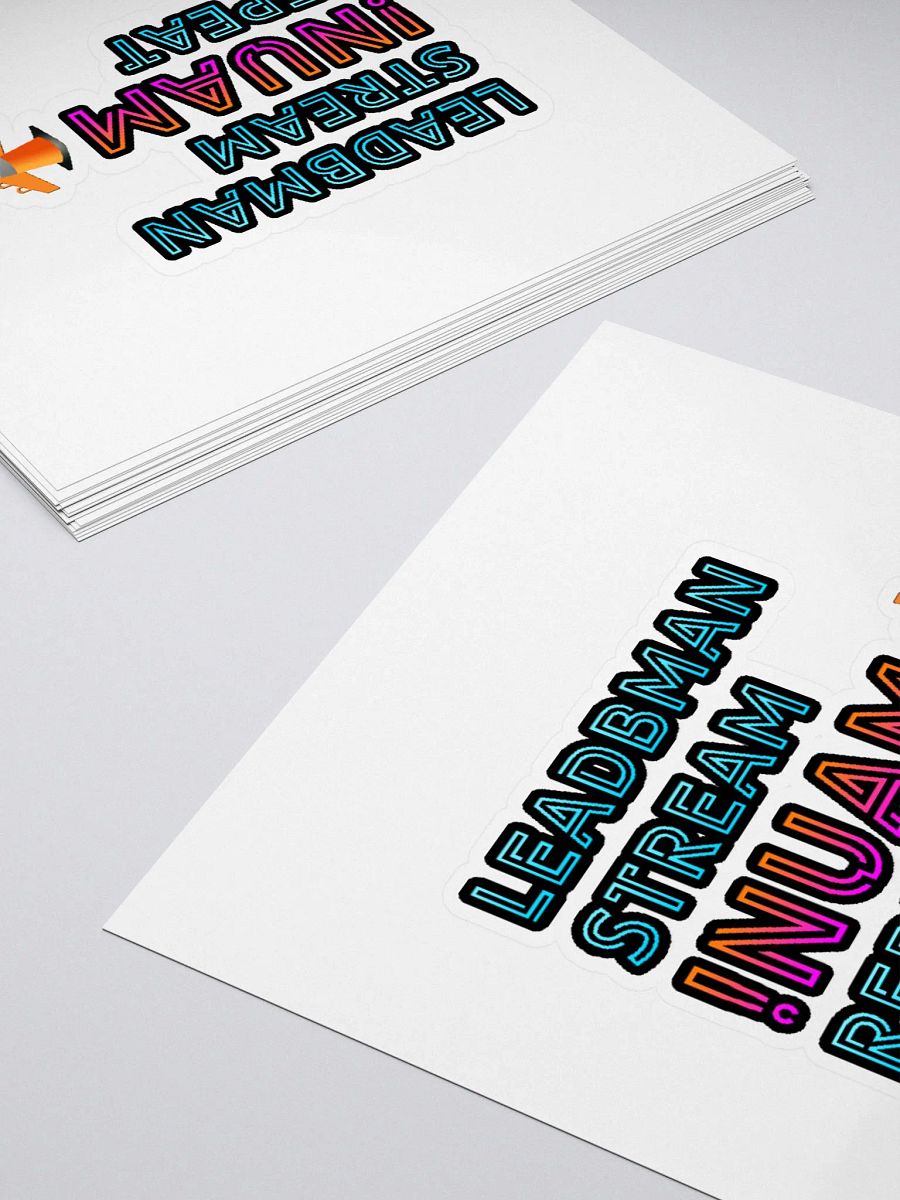 leadbman stream !nuam repeat (Sticker) product image (4)
