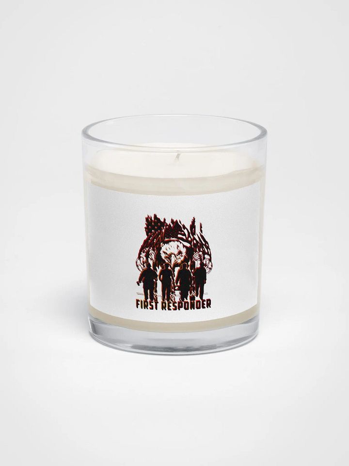 Patriotic First Responder Candle product image (1)