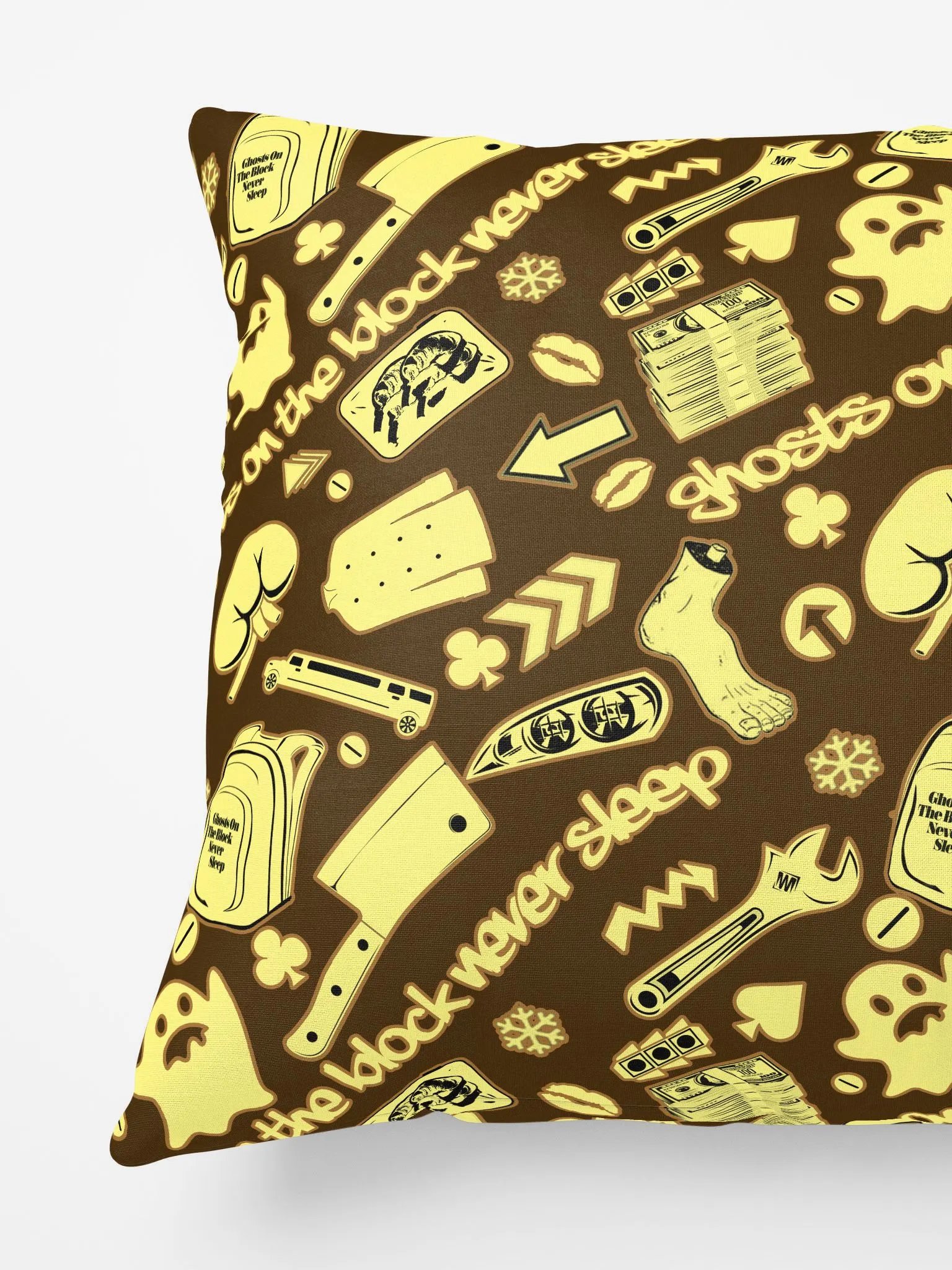 A8M - Ghosts On The Block Never Sleep Shorty Pillow (Drizzle December) product image (3)