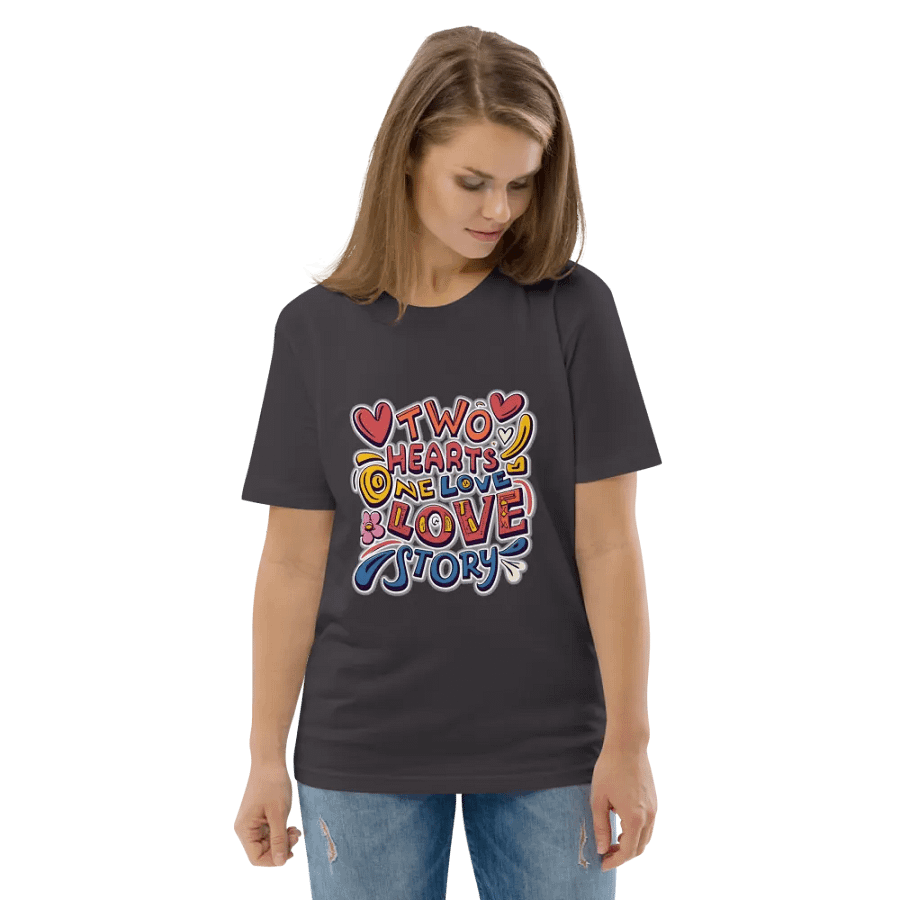 Two Hearts, one love story T-shirt product image (7)