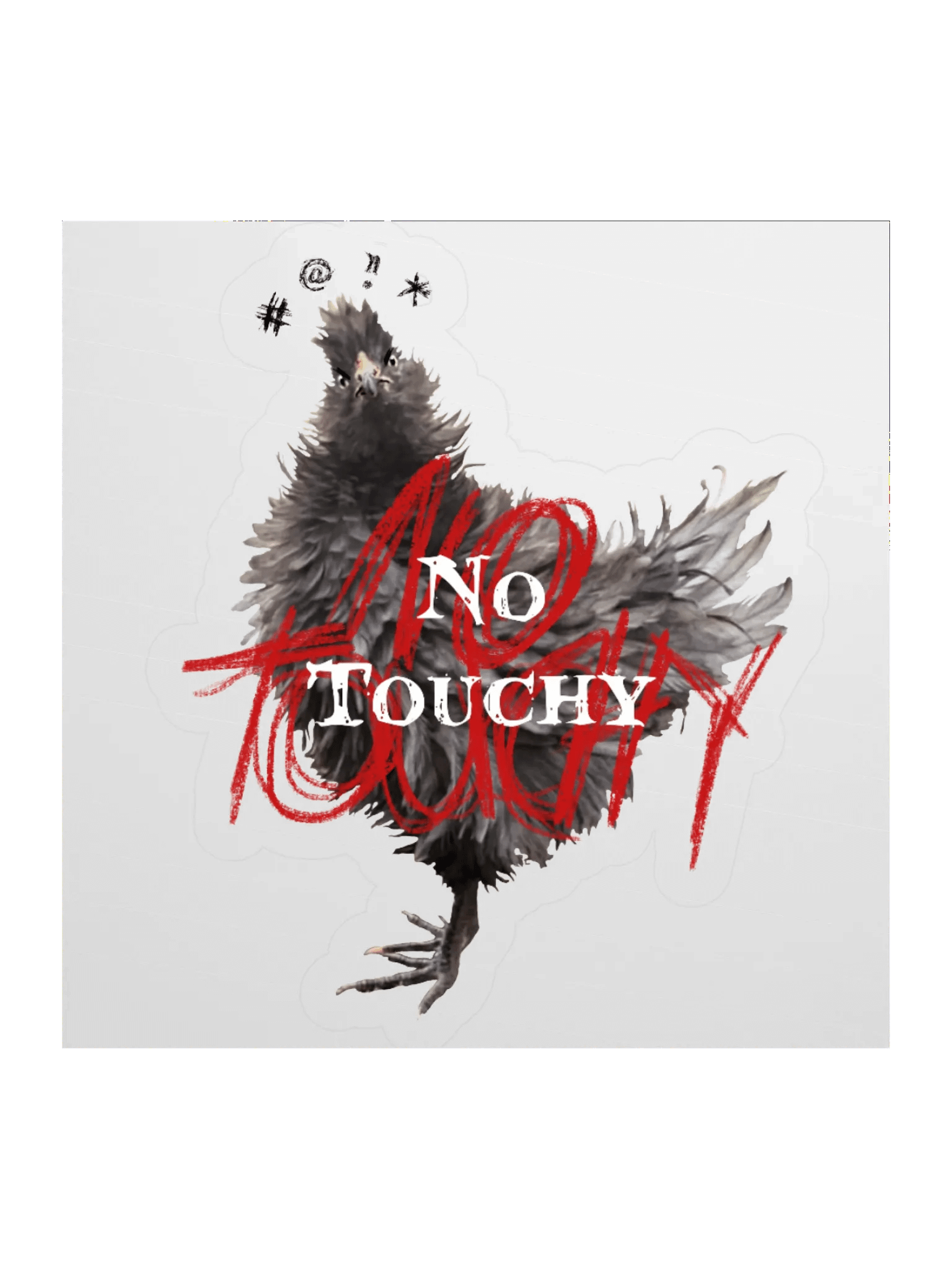 No Touchy - Sticker product image (1)