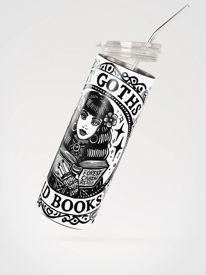 " HOT GOTHS READ BOOKS " Exclusive Tumbler product image (2)