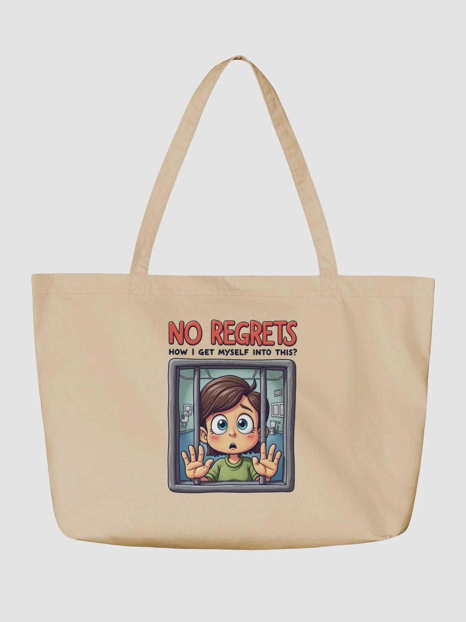 No Regrets Prison Cartoon Tote product image (2)
