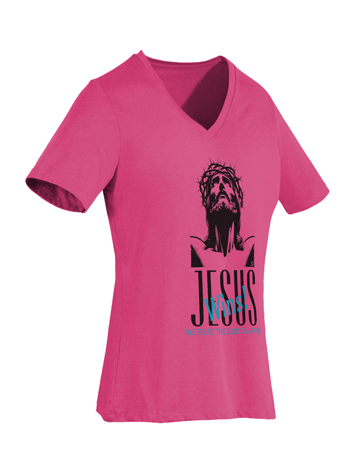 JESUS WINS! - V Neck Tee product image (2)