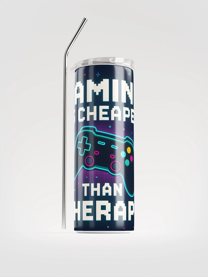 Gaming Therapy Stainless Steel Tumbler product image (1)