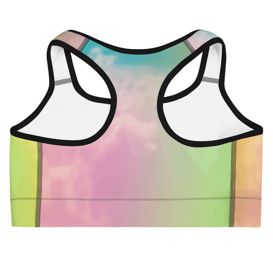 Blur cloud rainbow Design Sports Bra - V11 product image (9)