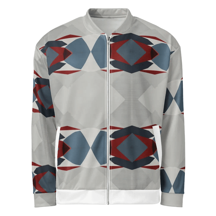 Symmetric Blaze All-Over Print Bomber Jacket product image (1)