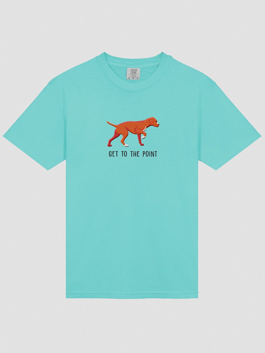 Get to the Point T-Shirt(Embroidered) of a Portuguese Pointer(Red) product image (33)
