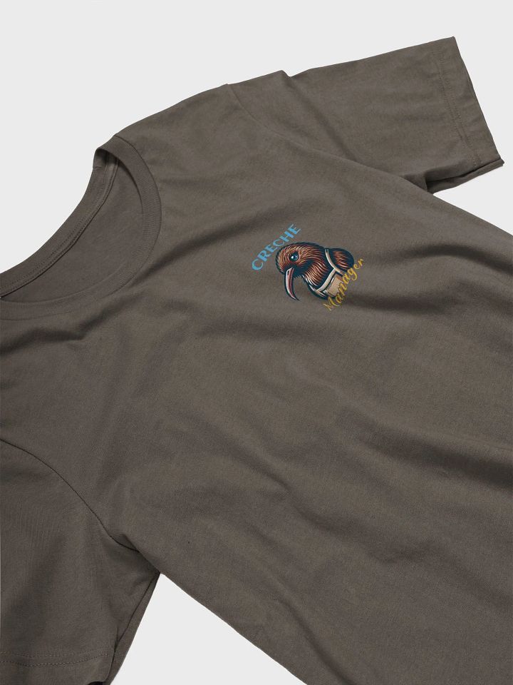 Kiwi Creche Manager T-Shirt, Wildlife Conservation Gift, Kiwi Bird Lover T-shirt product image (2)