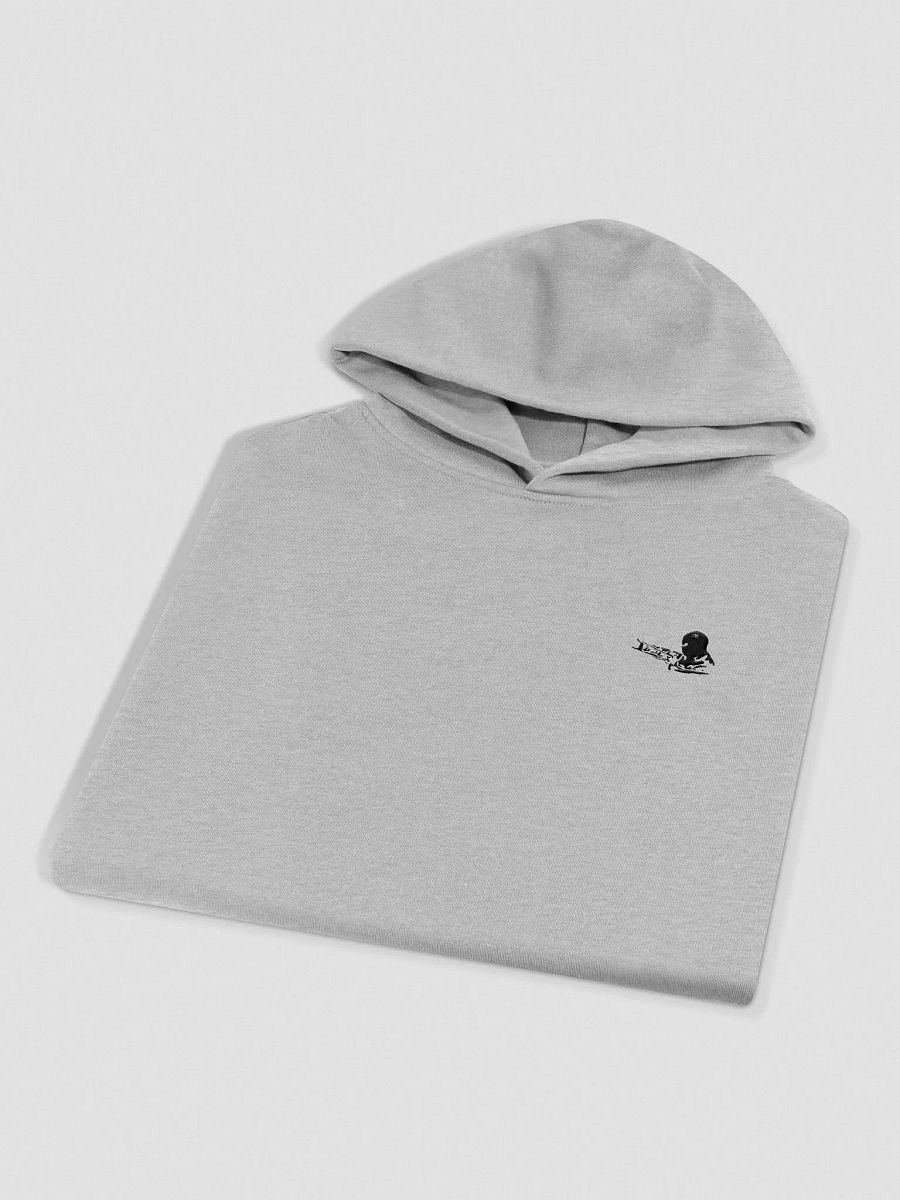 Long-sleeved hoodie with a hooded figure pattern product image (3)