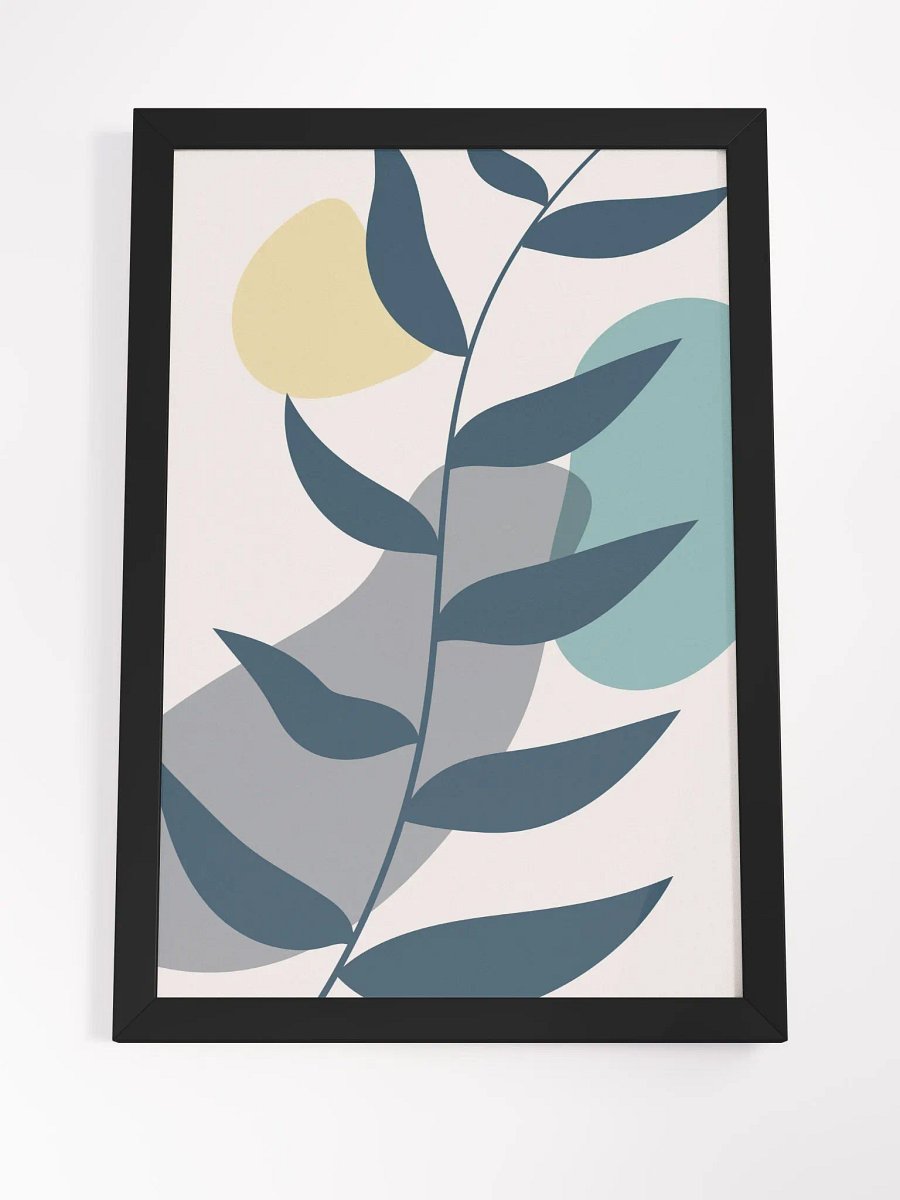 Modern Leaf Minimalist Framed Poster product image (20)