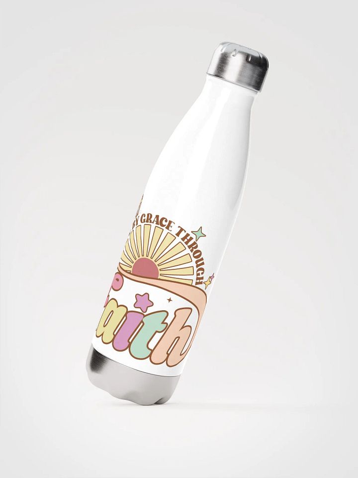 Saved by Grace Stainless Steel Water Bottle product image (2)