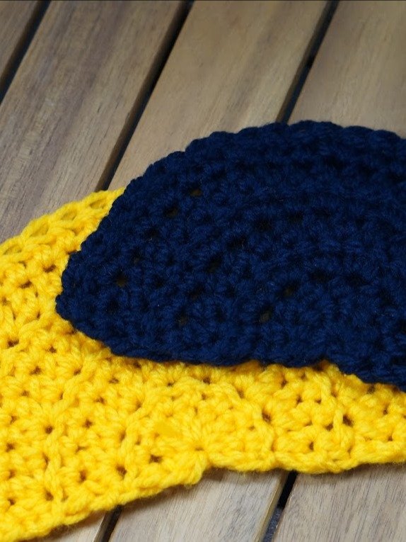 Crochet pattern bundle: 5 patterns for the semi circle with different stitches product image (1)