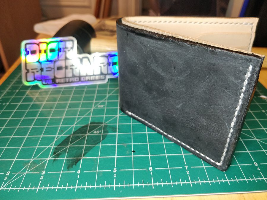 Navy Blue Billfold Wallet V4.0 0A product image (1)