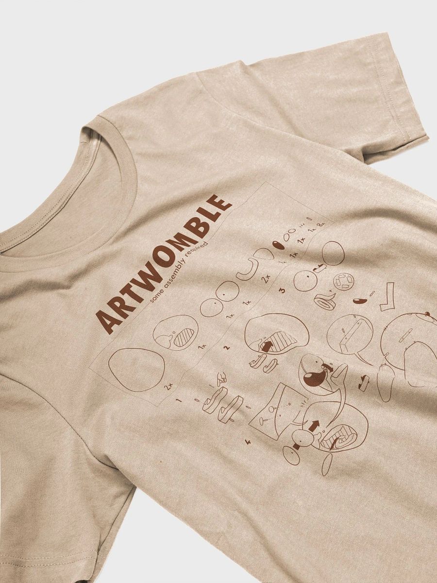Artwomble SAR T-shirt - Brown Design product image (3)