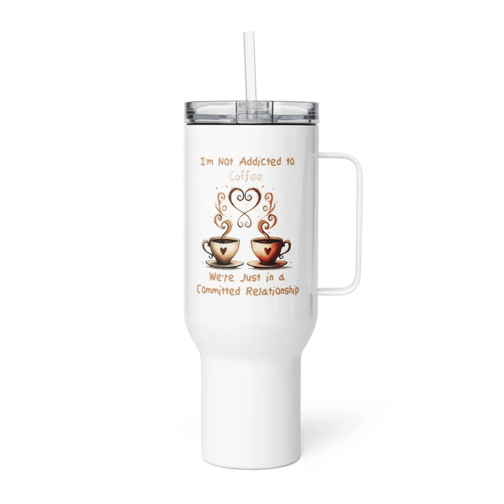 Coffee Committed Relationship Lg. Stainless Steel Travel Mug product image (4)
