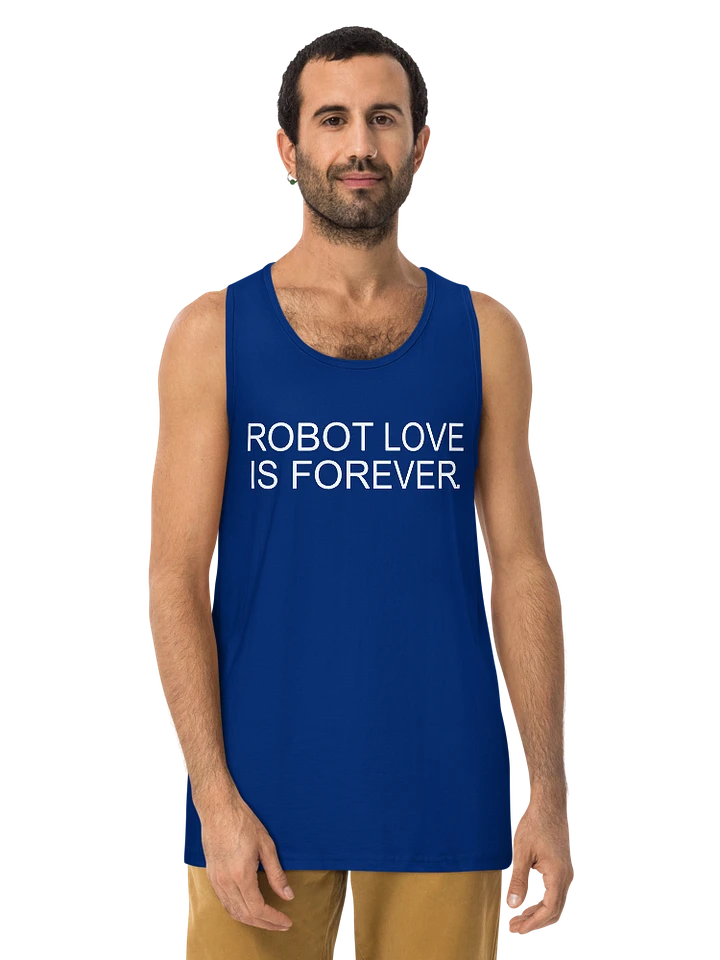 Robot love is forever tank top product image (1)