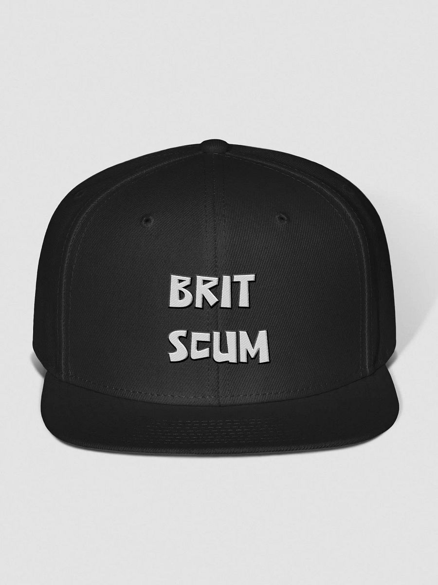 BRIT SCUM Wool Blend Snapback Cap product image (1)
